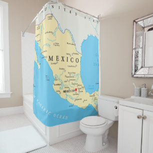 Cortina Para Box Mapa político de México