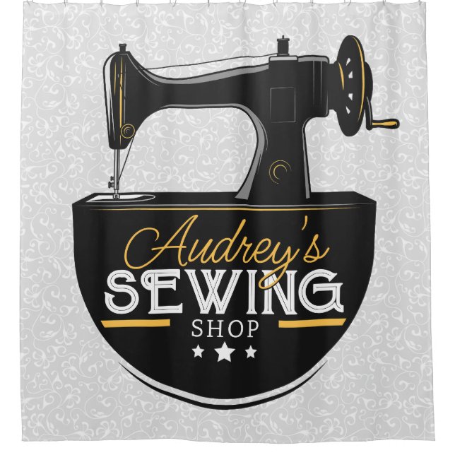 Cortina Para Box Máquina de Costura Anterior NOME ADD (Frente)