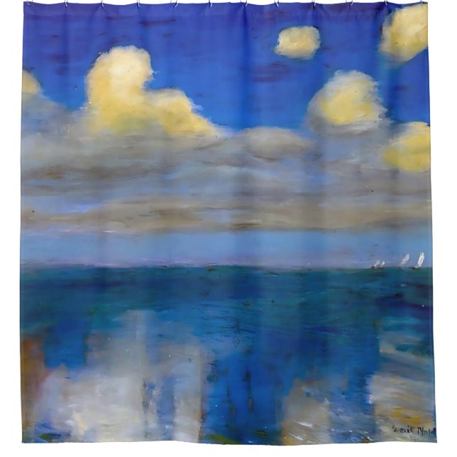 Cortina Para Box Mar Estático | Emil Nolde | (Frente)
