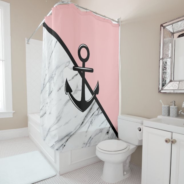 Cortina Para Box Marble & Anchor (In Situ)