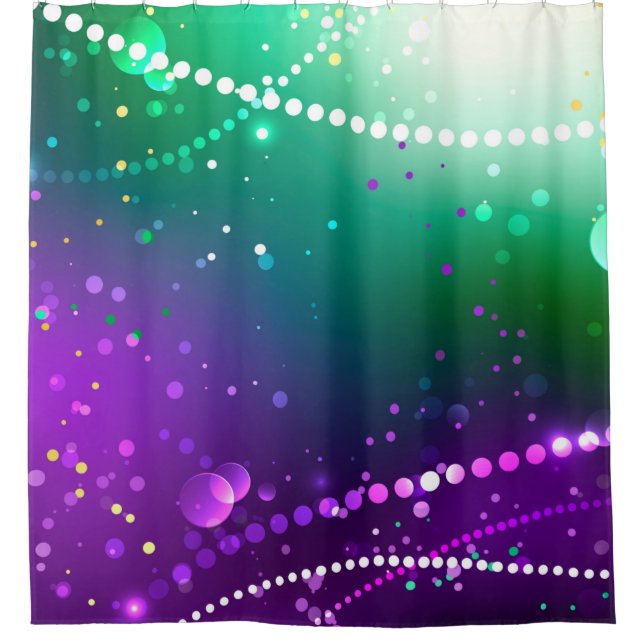Cortina Para Box Mardi Gras Festivo Purple Background (Frente)