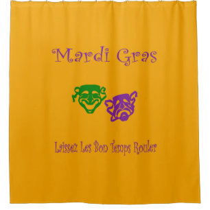 Cortina Para Box Mardi Gras Mask Rouler