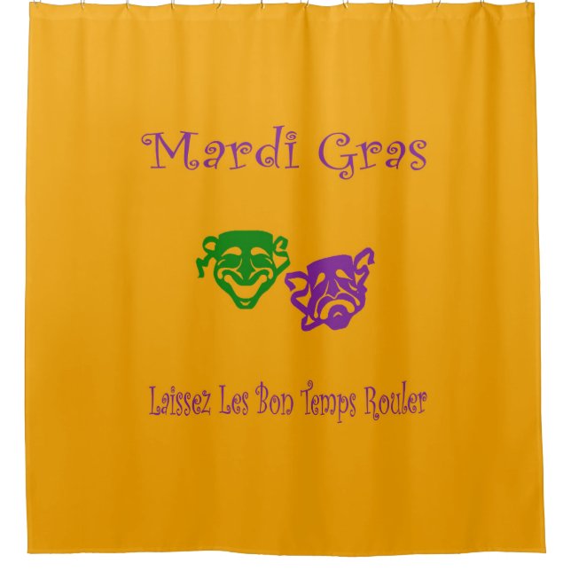 Cortina Para Box Mardi Gras Mask Rouler (Frente)