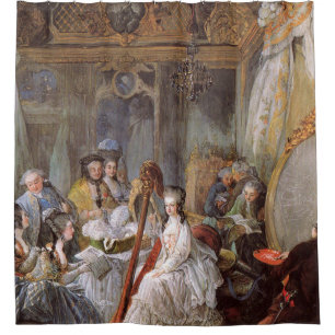 Cortina Para Box Marie Antoinette Em Sua Câmara Em Versailles