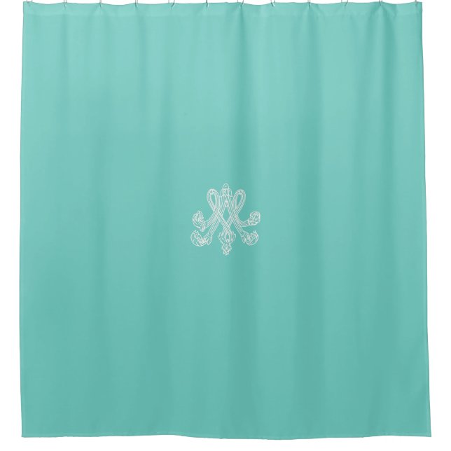 Cortina Para Box Marie Antoinette – Monogramm – Monogram initial (Frente)