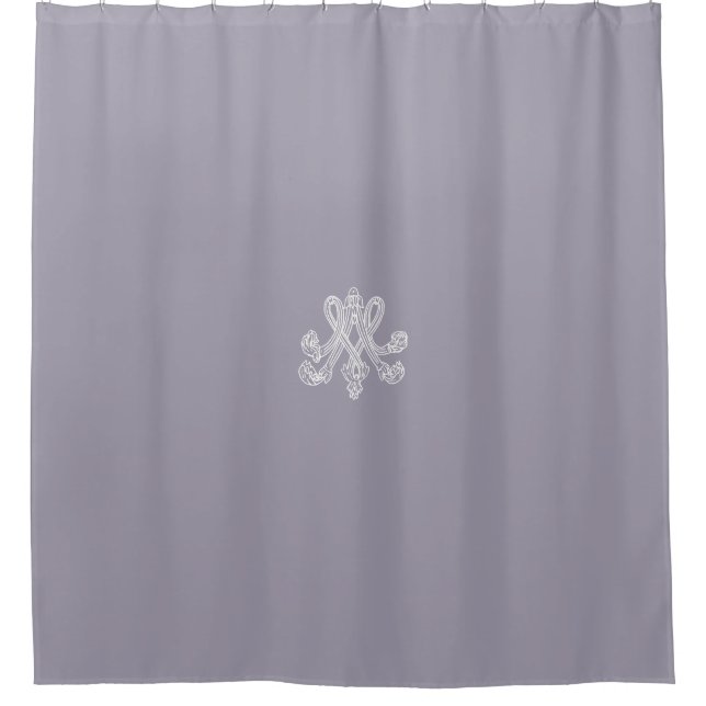 Cortina Para Box Marie Antoinette – Monogramm – Monogram initial (Frente)