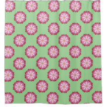 Medalhão Verde-Asiático Pastel Rosa Floral