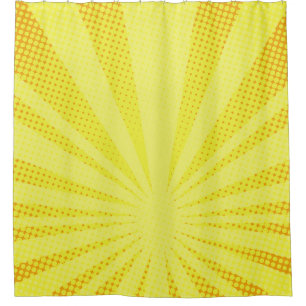 Cortina Para Box meio gradiente do raster de fundo amarelo retro