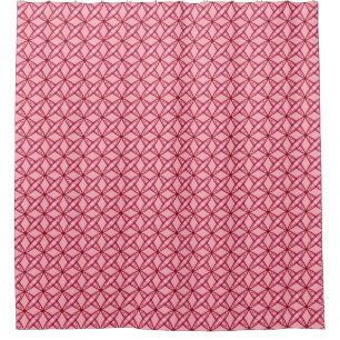 Cortina Para Box Meio século atômico moderno - Cor-de-rosa coral