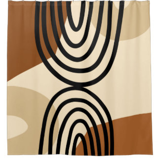 Cortina Para Box Meio século Moderno Arco-Íris