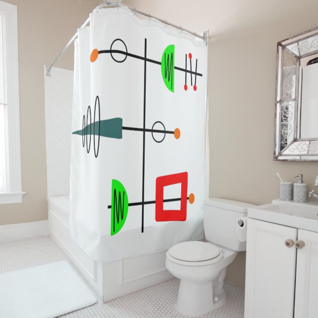 Cortina Para Box Meio século moderno móvel (In Situ)