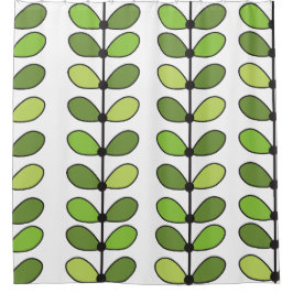 Cortina Para Box Meio século Moderno Scandi Green Folaves