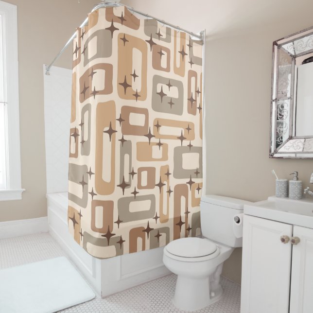 Cortina Para Box Meio século Retroativo Moderno (In Situ)