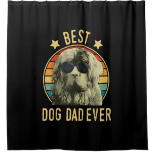 Cortina Para Box Melhor Pai de Cachorro Nunca Mais Recém-Fundament