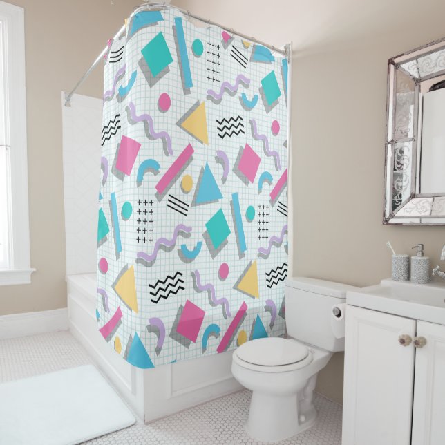 Cortina Para Box Memphis Shapes (In Situ)