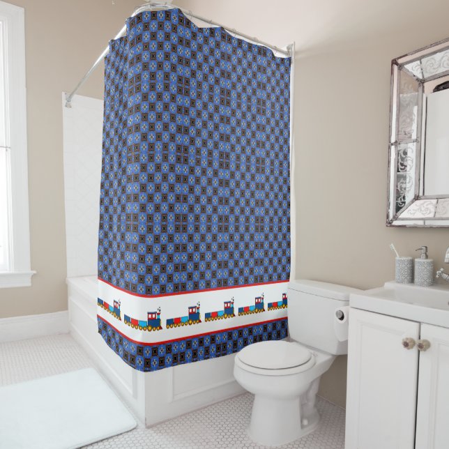 Cortina Para Box Meu trem (In Situ)