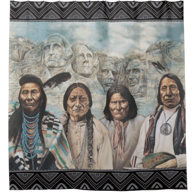 Cortina Para Box Meus Pais Fundadores (Frente)