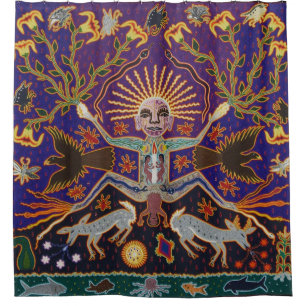 Cortina Para Box México * Mayan Aztec LatinoX Hispânico