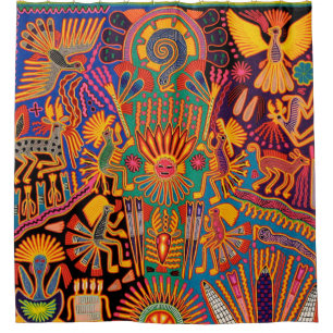 Cortina Para Box México * Mayan Aztec LatinoX Hispânico