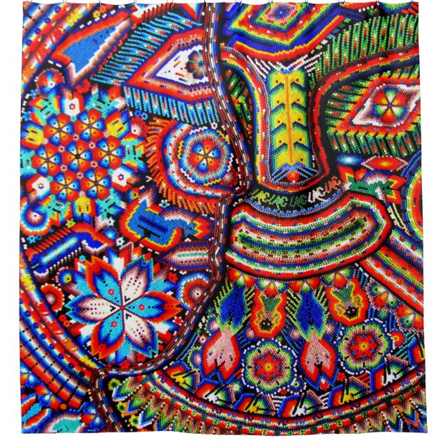 Cortina Para Box México * Mayan Aztec LatinoX Hispânico (Frente)