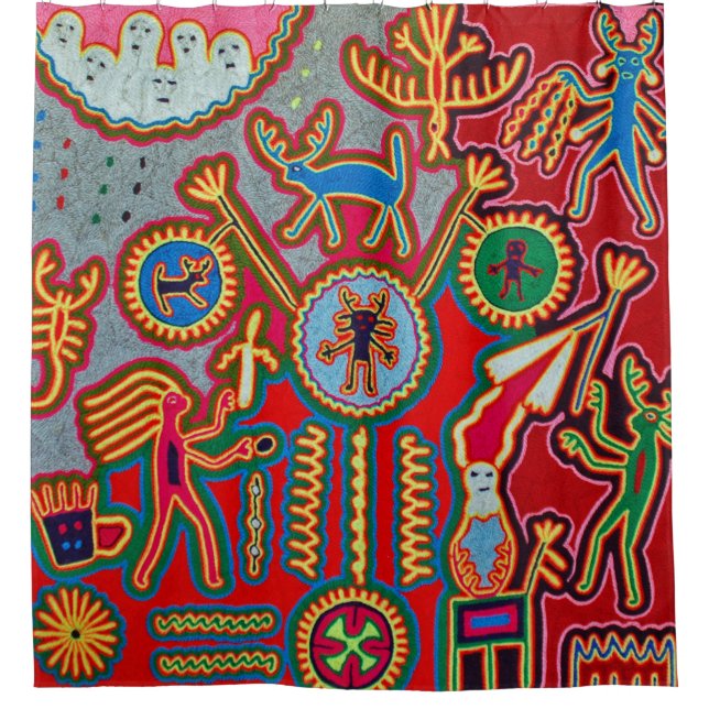 Cortina Para Box México * Mayan Aztec LatinoX Hispânico (Frente)