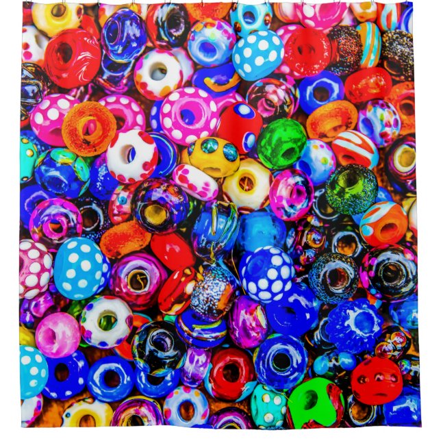 Cortina Para Box Miçangas (Frente)