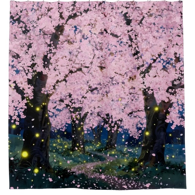 Cortina Para Box Midnight Bloom -  (Frente)