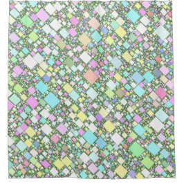 Cortina Para Box Mini fundo Pastel das caixas