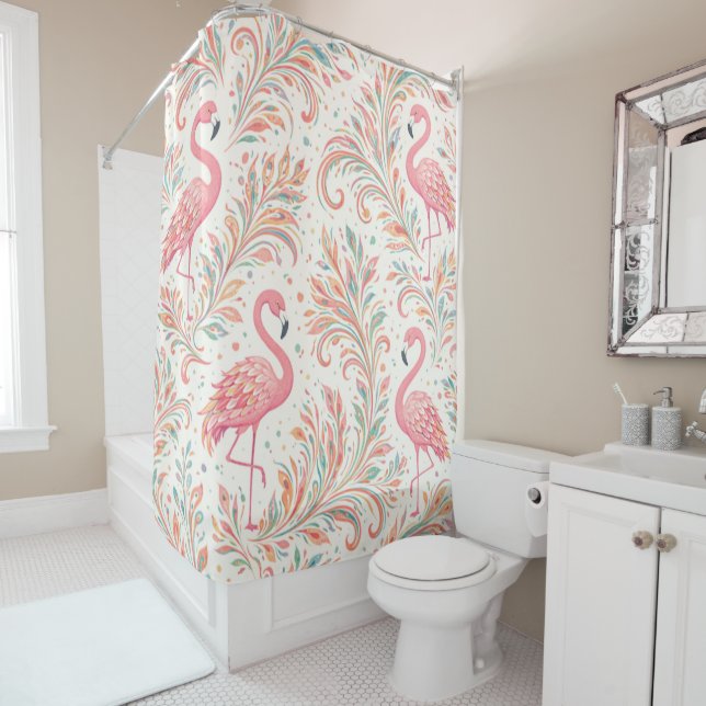 Cortina Para Box Mirage de Flamingo Rosa (In Situ)