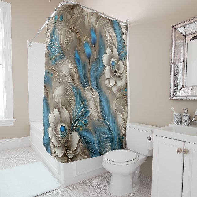 Cortina Para Box Miragem Perdida (Lost Mirage Shower Curtain
)