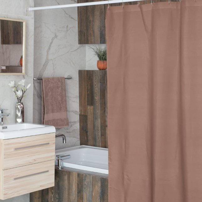 Cortina Para Box Mocha Mousse Solid Brown (Criador carregado)