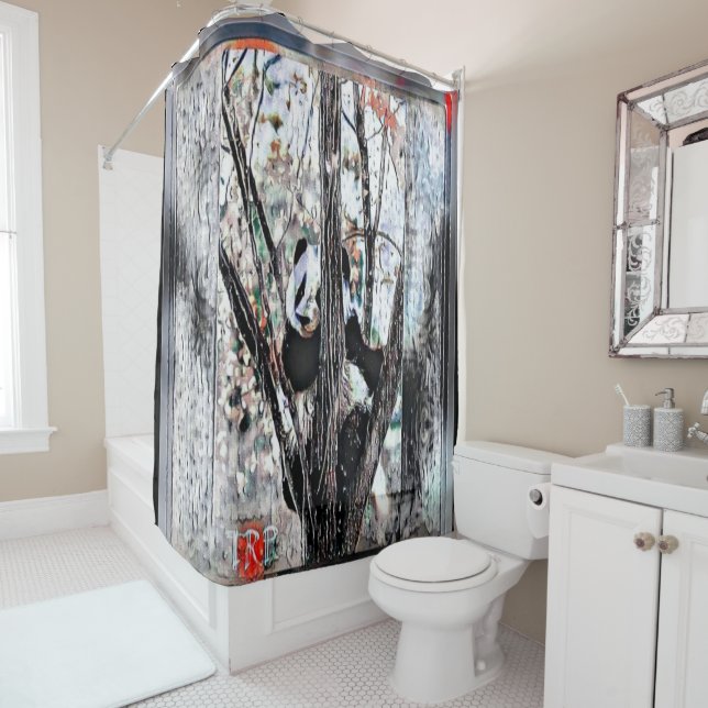 Cortina Para Box Modelos De Urso: Panda Life 01-03 (In Situ)