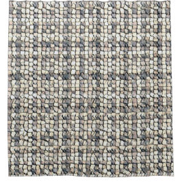 Cortina Para Box Modern abstract geometric digital pattern 1259