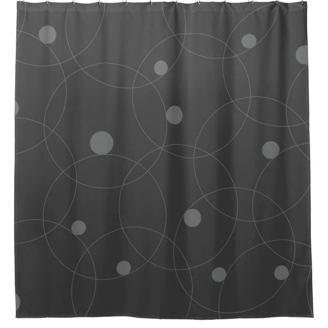 Cortina Para Box Modern, simple, playful, fun pattern of circles (Frente)