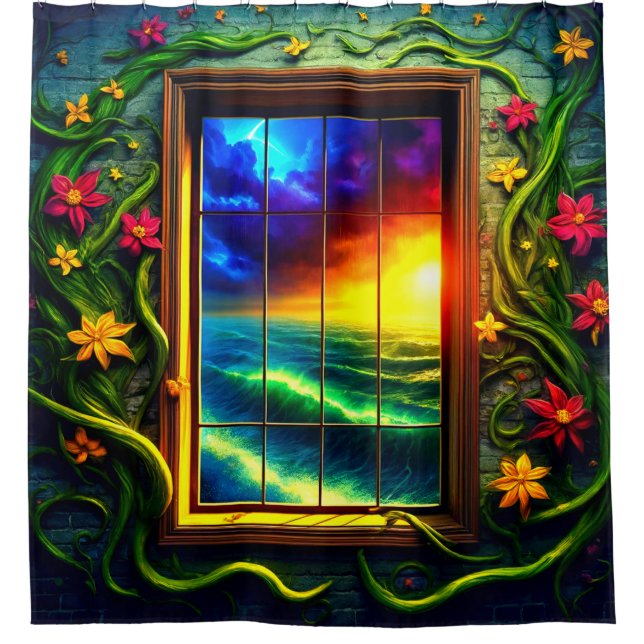 Cortina Para Box Modo de exibição Sunset (Frente)