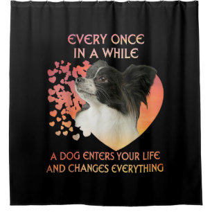 Cortina Para Box Modos De Vez Em Quando Um Cão De Papilão