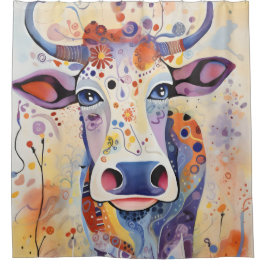 Cortina Para Box Molho Branco, Cor-de-Água, Cor Azul