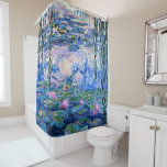Cortina Para Box Monet - Lírios De Água, 1919<br><div class="desc">Lírios d'água,  1919,  famosa pintura de Claude Monet</div>