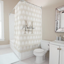 Monograma de Leaf Script de Chic Beige Anahaw Mini