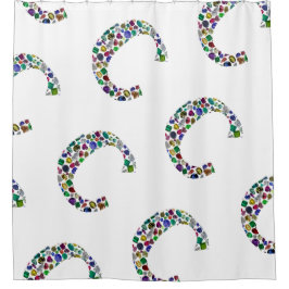 Cortina Para Box Monograma inicial - Letra C Trendência