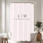 Cortina Para Box Monograma moderno minimalista, cor-de-rosa,<br><div class="desc">Elevem a decoração da casa de banho com a nossa Cortina de Chá Monograma Moderna e Elegante Clássica e Minimalista. Meticulosamente projetada, esta cortina de chá combina perfeitamente a sofisticação do eterno com o minimalismo contemporâneo, transformando seu banheiro em um santuário na moda. Feito com precisão e atenção aos detalhes,...</div>