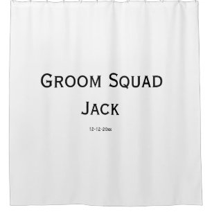 Cortina Para Box monograma simples personalizado adicione seu nome
