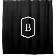 Monograma Simples Preto e Branco