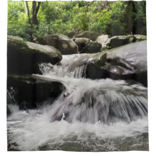 Cortina Para Box Montanhas de Enfumaçados de Excelentes em cascata