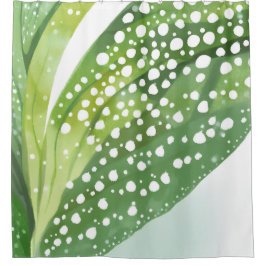 Cortina Para Box Morning Dew | Modern Botanical Watercolor