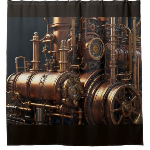 Cortina Para Box Motor Industrial Steampunk