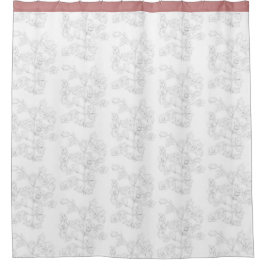 Cortina Para Box Mughal Design on a Shower Curtain