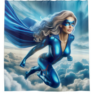 Cortina Para Box Mulher super-heroína