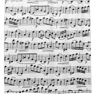 Cortina Para Box Music Note Design
