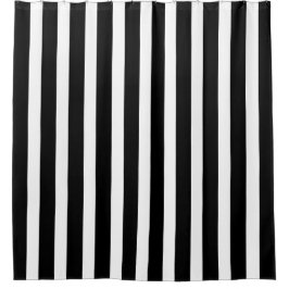 Cortina Para Box Na moda Vertical Branco e Preto Clássico